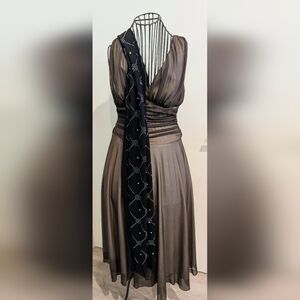 Dressbarn Collection Beige Dress